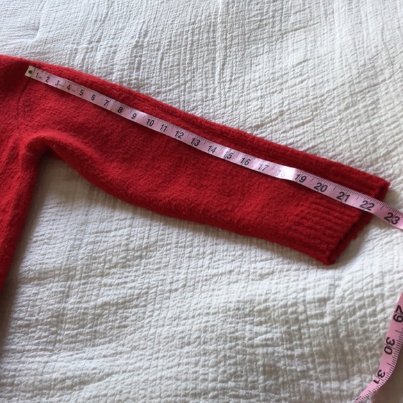 Cupcakes and Cashmere Red and White Apres Ski Long Sleeve Sweater Small - Picture 9 of 12